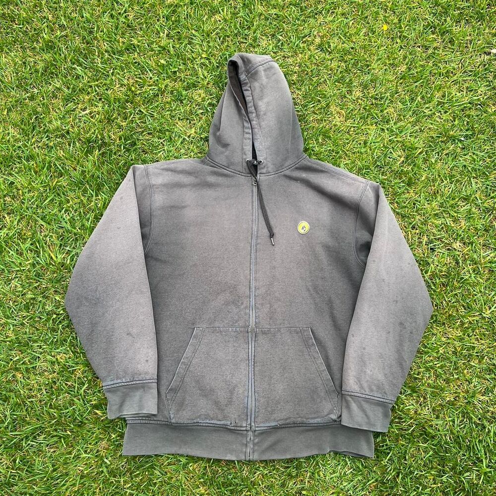 2000s volcom distressed hoodie mens size xxl